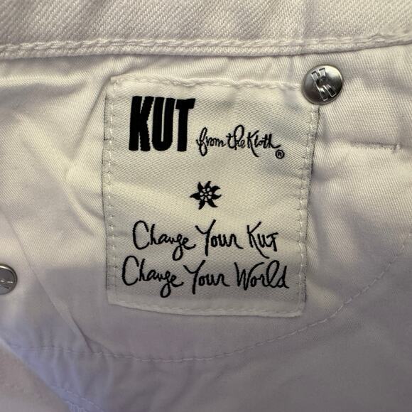 NWT Kut from the Kloth Diana Skinny Jeans White Size 2 - Picture 10 of 13